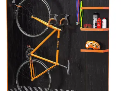 Bicycle storage system 3D model