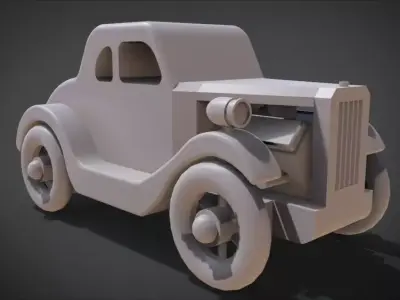 1935 Five-Window Hot Rod 3D print model