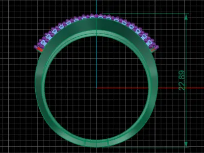 jewelry ring 253 3D print model