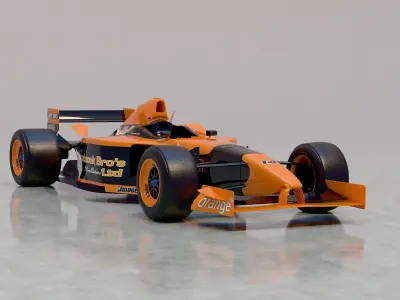 2001 Arrow A22 Formula 1 3D model