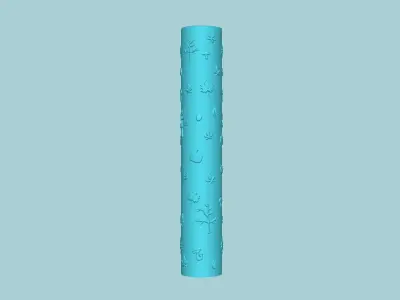 Texture Roll 43 Autumn Positive - Fondant Decoration Maker 3D print model