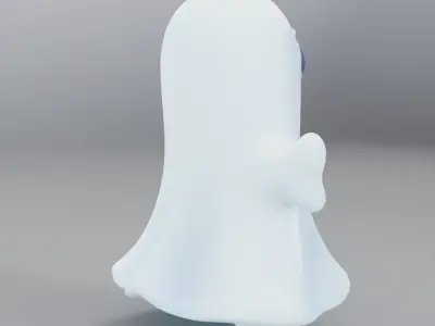cute ghost 3D model