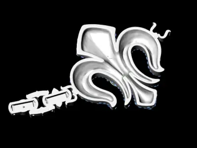 Necklaces with Lilies 3D print model