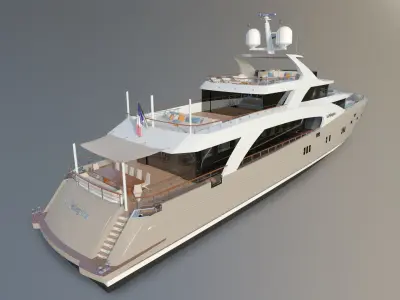 Couach 5000 Fly 3D model