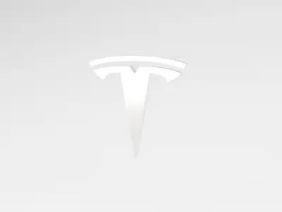 Tesla Logo v1 005 Free low-poly 3D model
