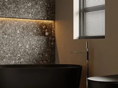 bathroom interior scenes 3D model