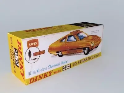 Dinky Toys 352 Ed Straker's Car Boxed Free 3D model