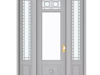 Victorian Front Door 3D model