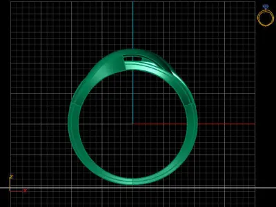 Women Ring 3DM Womens Ring 3d models 3D print model 3D print model 47