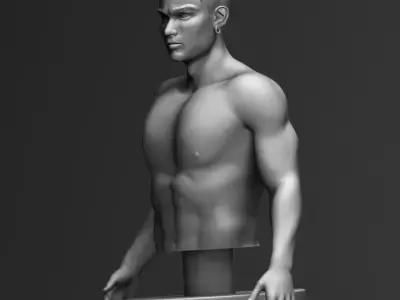 Ronaldo Figurine Free 3D print model
