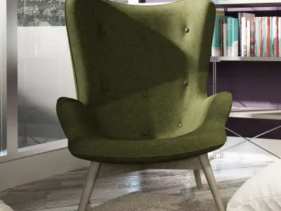 living room 3D print model