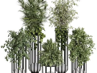Bols Outdoor Solar Power Garden Lamp 3D model