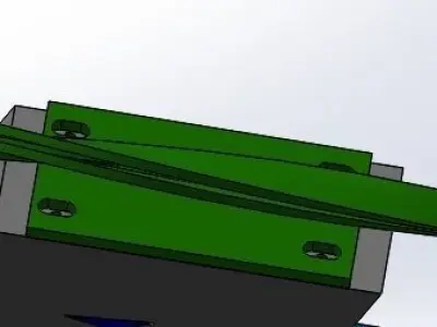 Rotating vibration loading mechanism 3D model