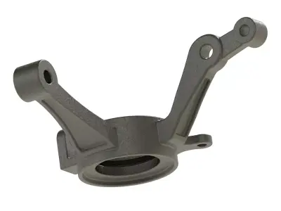 Vehicle Steering Knuckle 3D print model