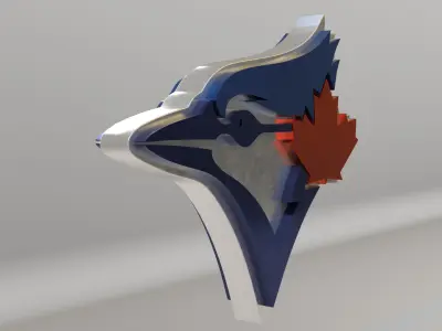 MLB Toronto BlueJays V2 Team Logo 3D model