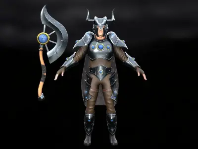  The Dark Knight Low-poly 3D model