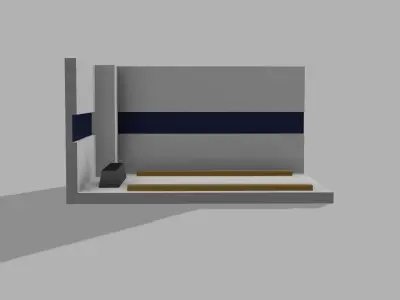 3D PRINTABLE 1to64 HOTWHEELS GARAGE 3D print model