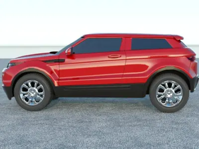 Range rover Evoque 2011 restyled 3D model