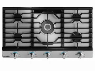 SAMSUNG GAS HOB Low-poly 3D model