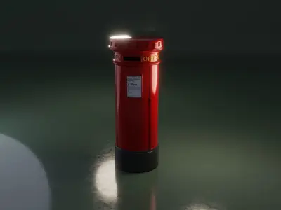 Post Box 3D model