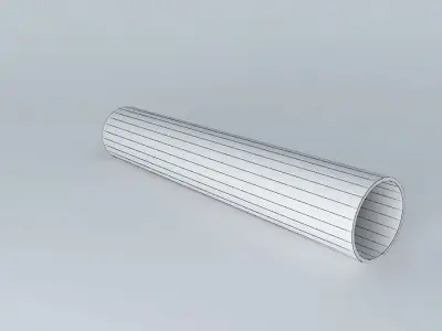 Glass Cylinder Tunnel Free 3D model