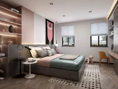 bedroom interior 3D model