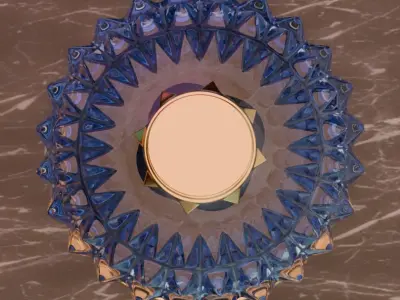 Valentino perfime lavender 3D model product for Advertising 3D model