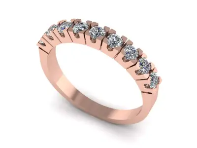 Diamonds Ring 01 3D print model