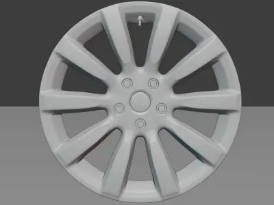 Mitsubishi Outlander 2008 Rim Style 2 3D model