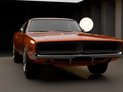 Dodge Charger 1969 3D model
