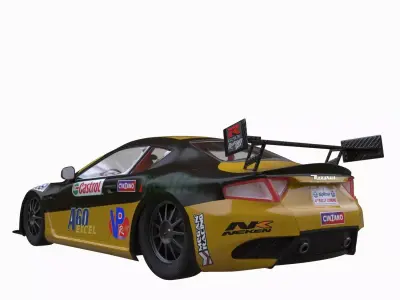 Racing Maserati GranTurismo 3D model