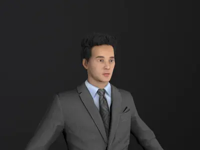 man Character Low-poly 3D model purchase