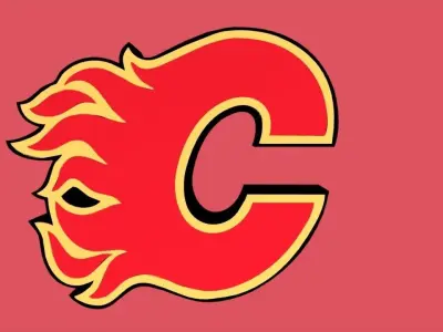 Calgary Flames Team Logo 3D model