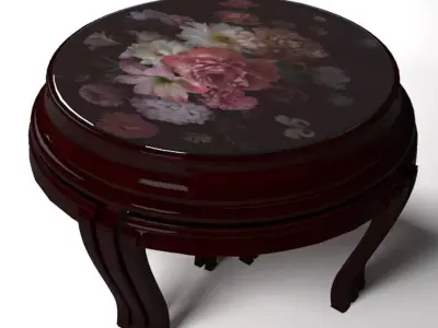 Decoration Round table  3D model