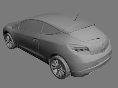 Renault Megane III coupe 3D model