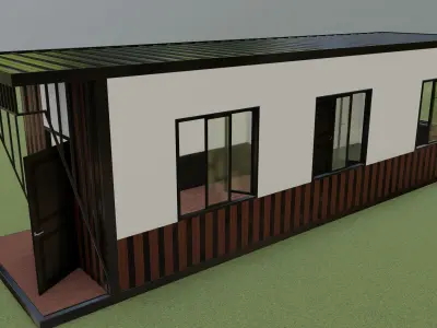 Container House Type 1 3D model