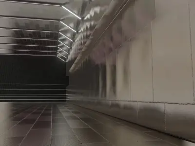 Sci-Fi Interior SCENE futuristic 3D model