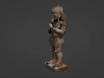 Ancient Guardian Statue   3D model