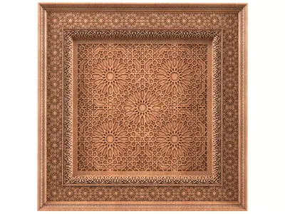 Arabic Oriental Classic Ceiling Set  3D model