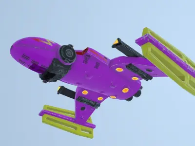 Space Runners Free low-poly 3D model