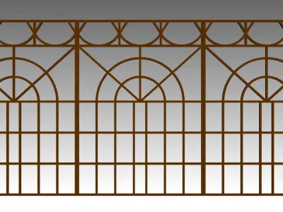 Iron Arch 3d Modal Design 3D model