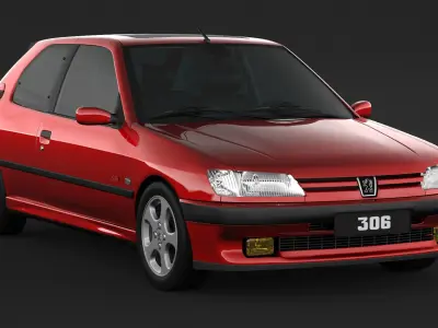 Peugeot 306 S16 3D model