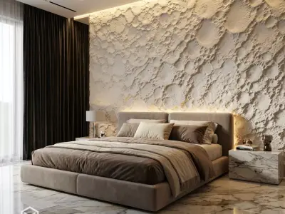  Stone Relief Panel wall decor set mural STL CNC 289 3D model
