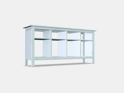 HEMNES Console table Low-poly 3D model