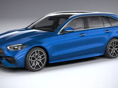 Mercedes-Benz C-Class Estate 2022 3D model