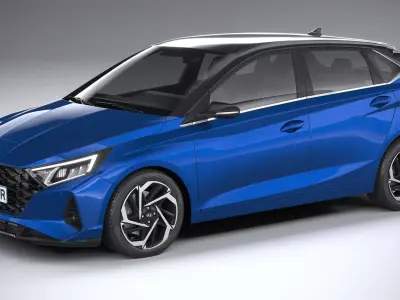 Hyundai i20 2021 3D model