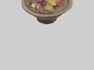 Potpourri Bowl model Low-poly 3D model