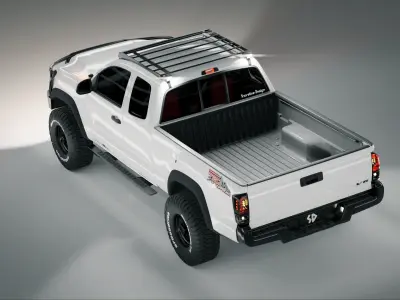 Toyota Tacoma 2018 Off Road Modified 3D model