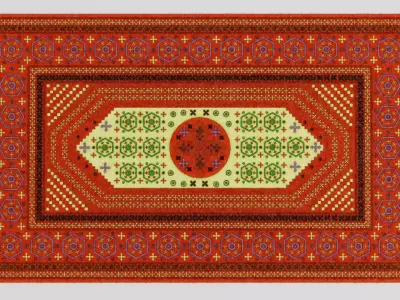 -Oriental Carpet V1- 3D model