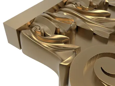  decorative pattern ready for 3D printing 3D model